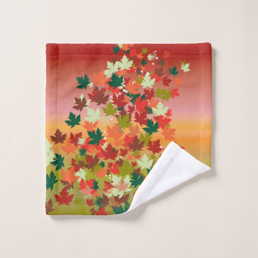 Canadian Sunset Badhandtuch Set (Waschlappen)