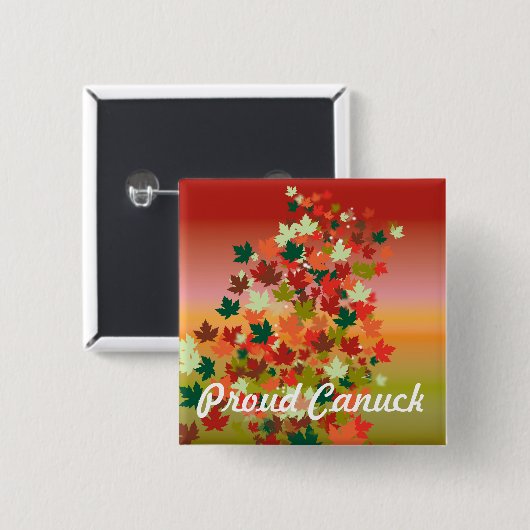 Canadian Sunset Button (Vorne & Hinten)