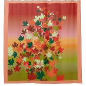 Canadian Sunset Duschvorhang (Vorderseite)