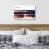 Canadian Sunset Leinwanddruck (Insitu (Schlafzimmer))