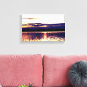 Canadian Sunset Leinwanddruck (Insitu (Wohnzimmer))