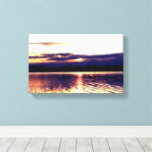 Canadian Sunset Leinwanddruck (Insitu (Holzboden))