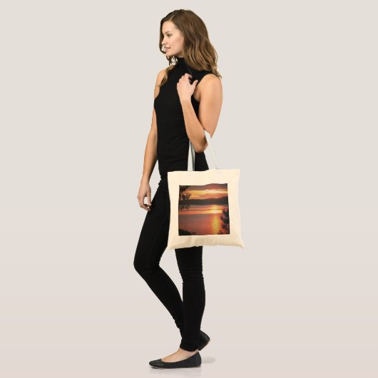 Canadian Sunset Tote Bag Tragetasche (Vorderseite (Model))
