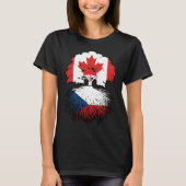 Canadian Tree Roots Flag T-Shirt (Vorderseite)