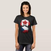 Canadian Tree Roots Flag T-Shirt (Vorne ganz)