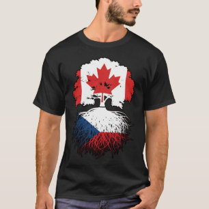 Canadian Tree Roots Flag T-Shirt