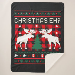 Canadian Ugly Christmas Sweater Design Sherpadecke