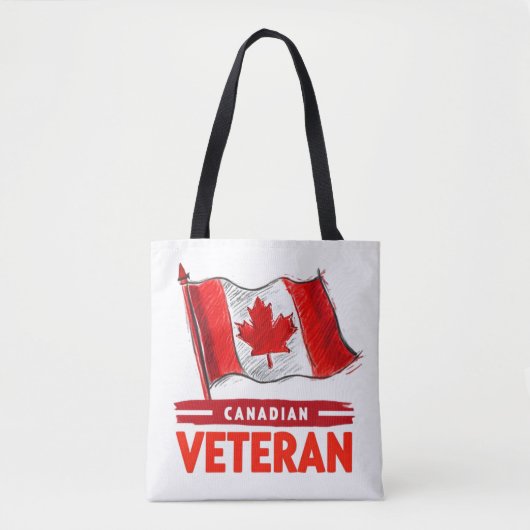 Canadian Veteran Digital Art Design Tasche (Vorderseite)