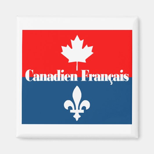 Canadien Francais 2 Magnet (Vorne)
