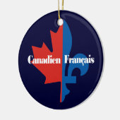 Canadien Francais Keramik Ornament (Links)