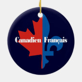 Canadien Francais Keramik Ornament (Hinten)