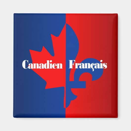 Canadien Francais Magnet (Vorne)