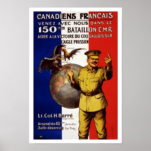 Canadiens Francais Poster (Vorne)