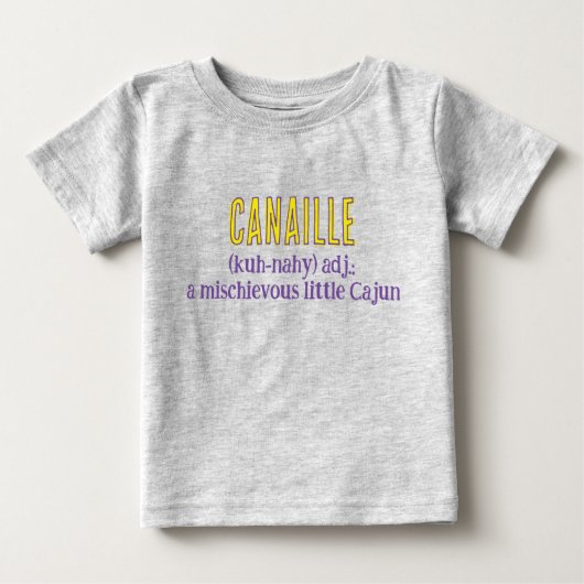 Canaille Baby T - Shirt (Vorderseite)