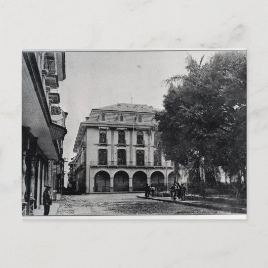 Canal Administration Gebäude, Panama Postkarte (Vorderseite)