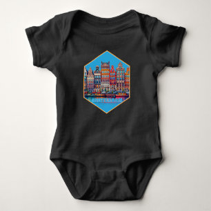 Canal Amsterdam Niederlande Europa Baby Strampler