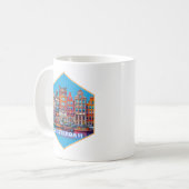 Canal Amsterdam Niederlande Europa Kaffeetasse (Vorderseite Links)