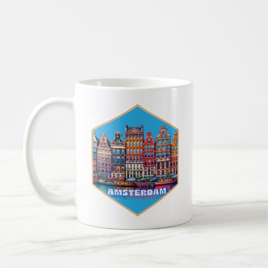 Canal Amsterdam Niederlande Europa Kaffeetasse (Links)