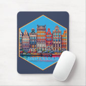 Canal Amsterdam Niederlande Europa Mousepad (Mit Mouse)