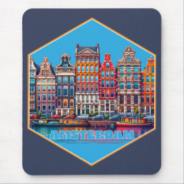 Canal Amsterdam Niederlande Europa Mousepad