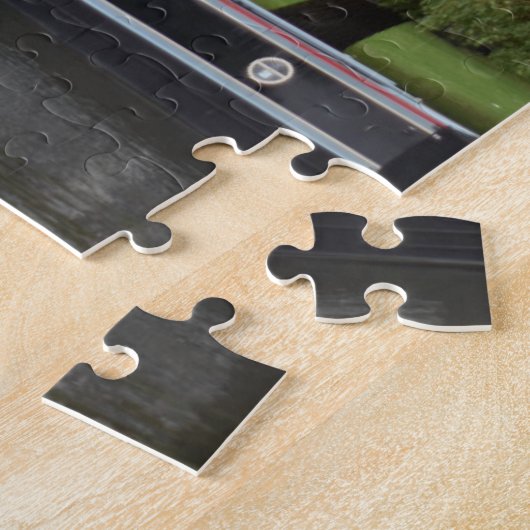 Canal Boat and Ferris Wheel, River Avon England Ve Puzzle (Seite)