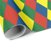 Canal Boat Narrowboat Owner Birthday Geschenkpapier (Rolleneckpunkt)