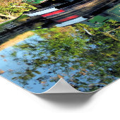 CANAL BOATS UK POSTER (Ecke)