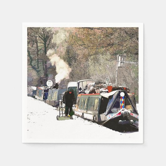 CANAL BOATS UK SERVIETTE (Vorderseite)