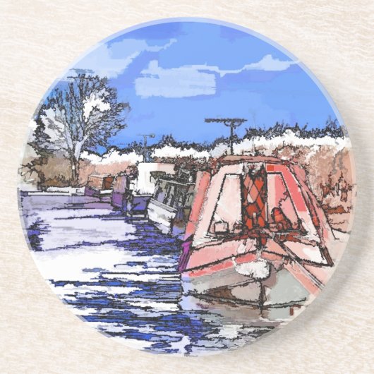 CANAL BOATS UK UNTERSETZER (Vorne)