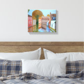 Canal Brugge Leinwand (Insitu (Schlafzimmer))