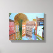 Canal Brugge Leinwand (Vorderseite)