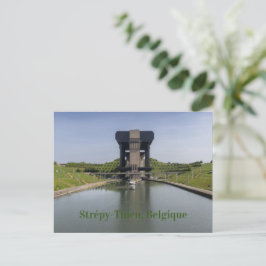 Canal du Centre and Boat Lift, Belgien Postkarte