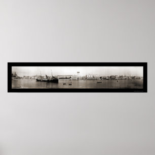 Canal Foto Venedig Italien 1909 Poster