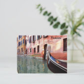 Canal Gondola in Venedig Postkarte (Stehend Vorderseite)