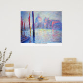 Canal Grand von Claude Monet Poster (Küche)