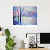Canal Grand von Claude Monet Poster (Heimbüro)