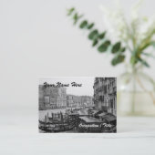 Canal Grande-Ansicht Visitenkarte (Stehend Vorderseite)