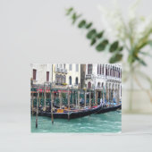 Canal Grande-Gondeln Postkarte (Stehend Vorderseite)