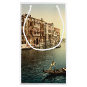 Canal Grande II, Venedig, Italien Kleine Geschenktüte (Rückseite)