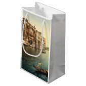 Canal Grande II, Venedig, Italien Kleine Geschenktüte (Rückseite Schrägansicht)