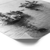 Canal Grande in Soo-chow-China Poster (Ecke)