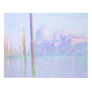 Canal Grande in Venedig (von Claude Monet) Notizblock