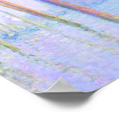 Canal Grande in Venedig (von Claude Monet) Poster (Ecke)