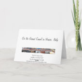 Canal Grande Karte (Rückseite)