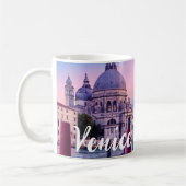 Canal Grande mit Gondeln und Kirche in Venedig Kaffeetasse (Links)