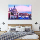 Canal Grande mit Gondeln und Kirche in Venedig Leinwanddruck (Insitu (Schlafzimmer))