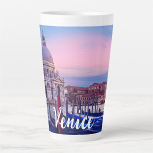 Canal Grande mit Gondeln und Kirche in Venedig Milchtasse