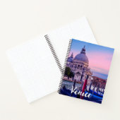 Canal Grande mit Gondeln und Kirche in Venedig Notizblock (Innenseite)