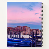 Canal Grande mit Gondeln und Kirche in Venedig Notizblock (Rückseite)