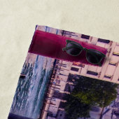 Canal Grande mit Gondeln und Kirche in Venedig Strandtuch (Beispiel)